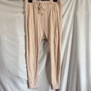 TKEES Women's Cream Joggers with Drawstring XS19